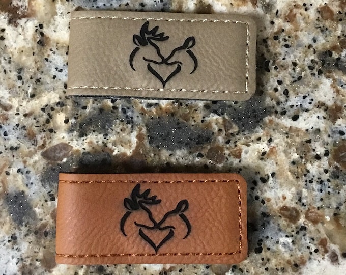 Laser Engraved Magnetic Money Clip