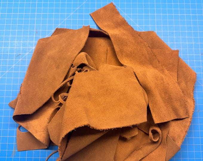 Suede Split Scrap Bag