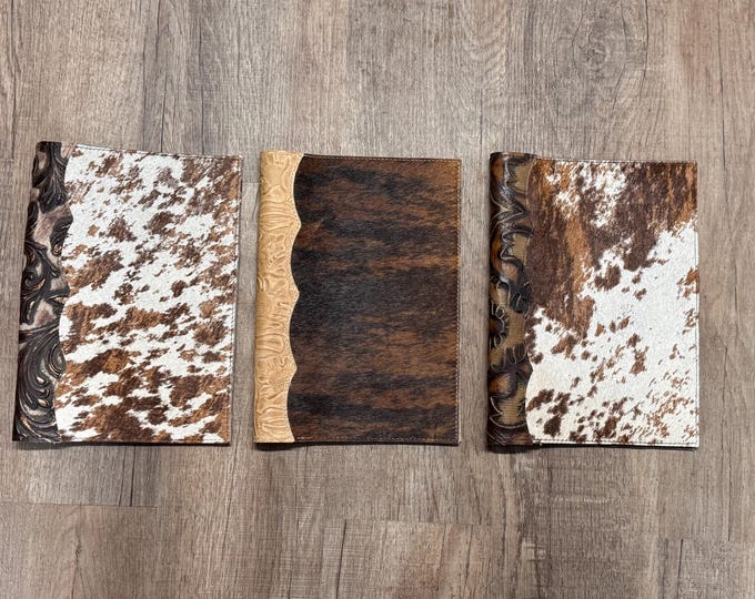 Handcrafted Cowhide and Leather Bible Covers
