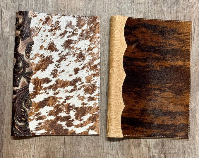 Handcrafted Cowhide and Leather Bible Covers