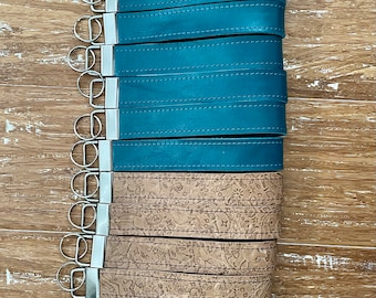 Handcrafted in the USA Leather Keychain Wristlets