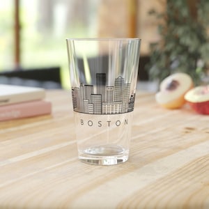 Boston Beer Glass, 16oz - Boston Beer Mug - Boston Pint Glass