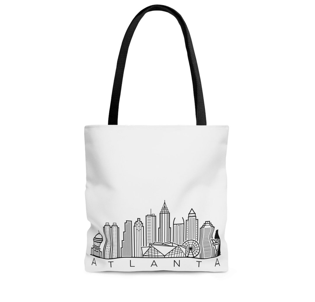 Atlanta Tote Bag Atlanta Beach Bag Atlanta Pool Bag Atlanta Skyline Bag ...