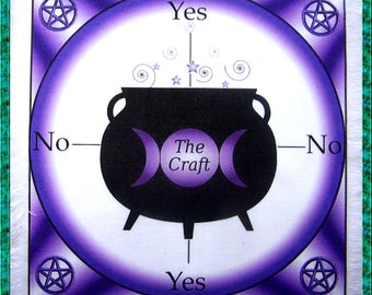 Cauldron Scrying Mat, Dowsing wiccan Magic Divination, fairy gift