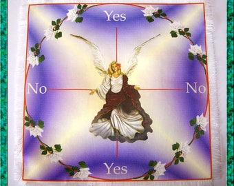 Angel Scrying Mat, Dowsing wiccan Magic Divination, fairy gift