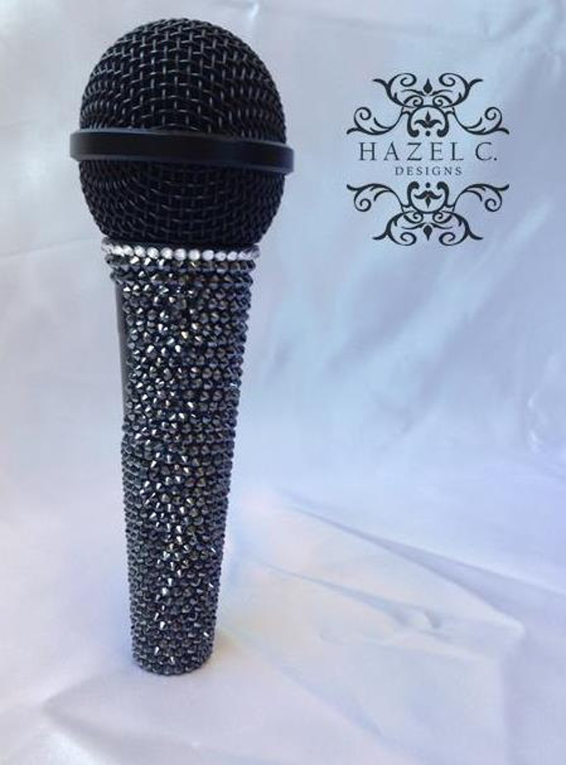 Swarovski Microphone Bling Mic Etsy
