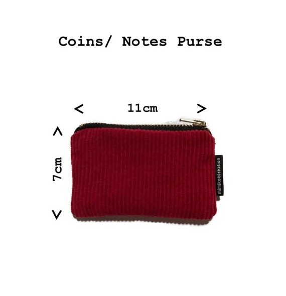 Portamonete Donna Con Cerniera - Mini Borsa In Tela Per Monete, Cosmetici E Piccoli Oggetti - Foto 6