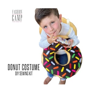 Costume da ciambella / Costume da ciambella per bambini / Costume da ciambella per Halloween per bambini / Costume da ciambella in feltro per bambini / Costumi di Halloween per bambine / Halloween