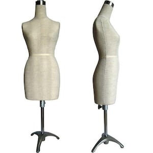 1/2 Scale or 1/3 Scale or 1/4 Scale Female Dress Form Mannequin , Fully  Pinnable Women Fabric Dressform,mini Kid Sewing Mannequin Form 
