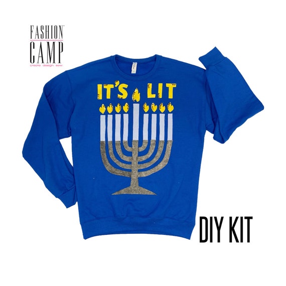 Lit clearance hanukkah sweater