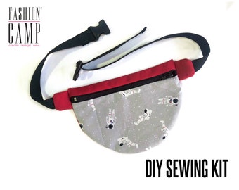 DIY Fanny Pack Sewing Kit for Kids | Instructional Video Tutorial | Belt Bag DIY | Kids Fanny Pack Pattern | Teen Craft Kit | Sewing Project