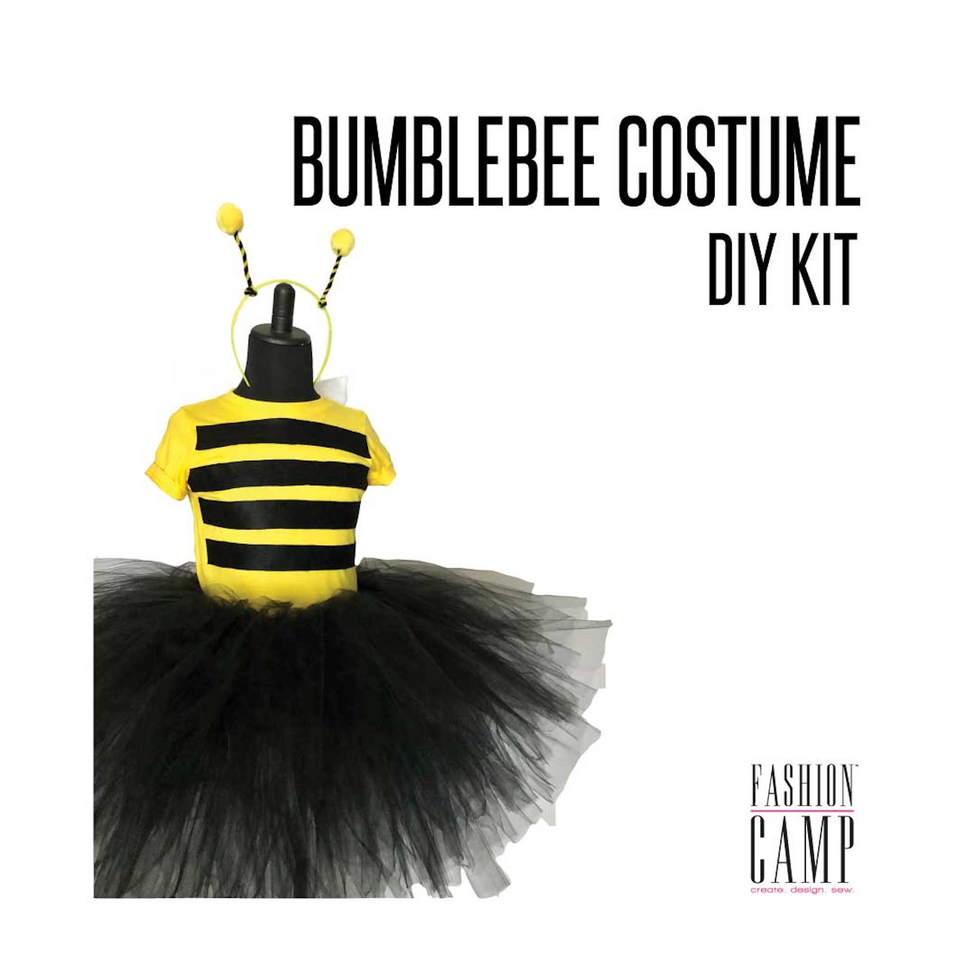 DIY Bumble Bee Costume Kit Halloween Tutu and Tee Costume Bee