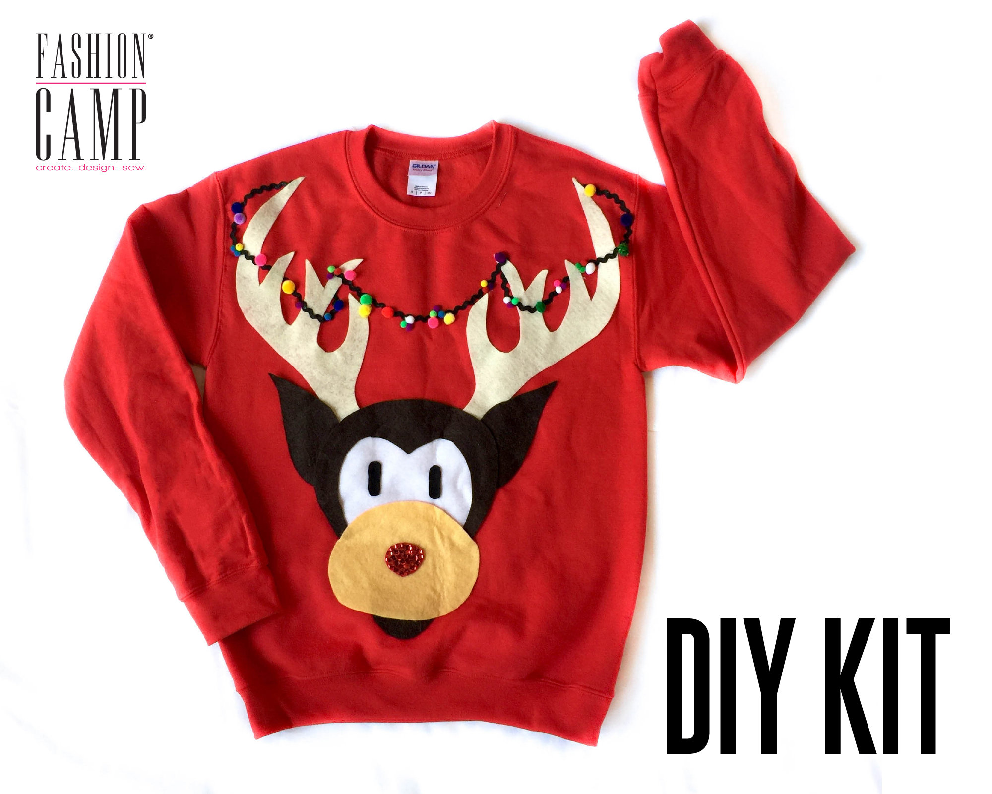 Ugly christmas top sweater kits