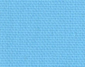 Aquarius Aqua Cotton Canvas Fabric: 58/60" Wide, Upholstery & Bags