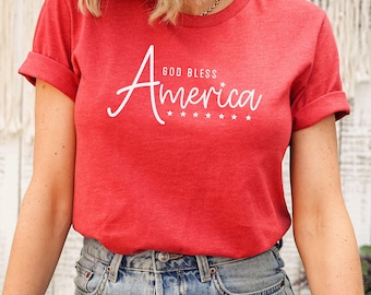 God Bless America Shirt: USA Pride T-Shirt & Sweatshirt
