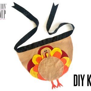 DIY Thanksgiving Apron Craft Kit | Turkey Apron DIY Kit | Easy Kids Holiday Apron | Thanksgiving Craft | Felt Kit DIY | Kids Craft Project