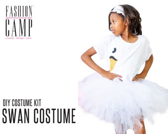 Kit de déguisement d'Halloween à faire soi-même : tutu et t-shirt - Sans couture
