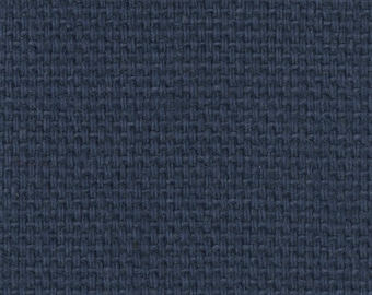 Navy Cotton Canvas Duck Cloth: Solid Upholstery Fabric (60" Wide)