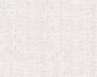 100% Baumwolle Canvas in Weiss per 1/2 Meter | Weiße Leinwand | James Thompson & Co | Festes Canvas Ententuch | Möbelbezugsstoff | 158 cm breit