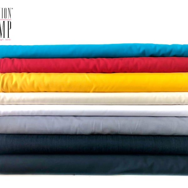 Cotton Canvas Duck Cloth: Solid Upholstery Fabric - 58/60" Wide