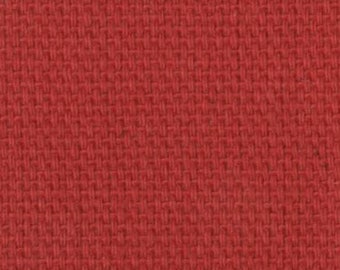 Red Cotton Canvas Fabric: Upholstery & Bags, 58/60" Wide - 1/2 Yard