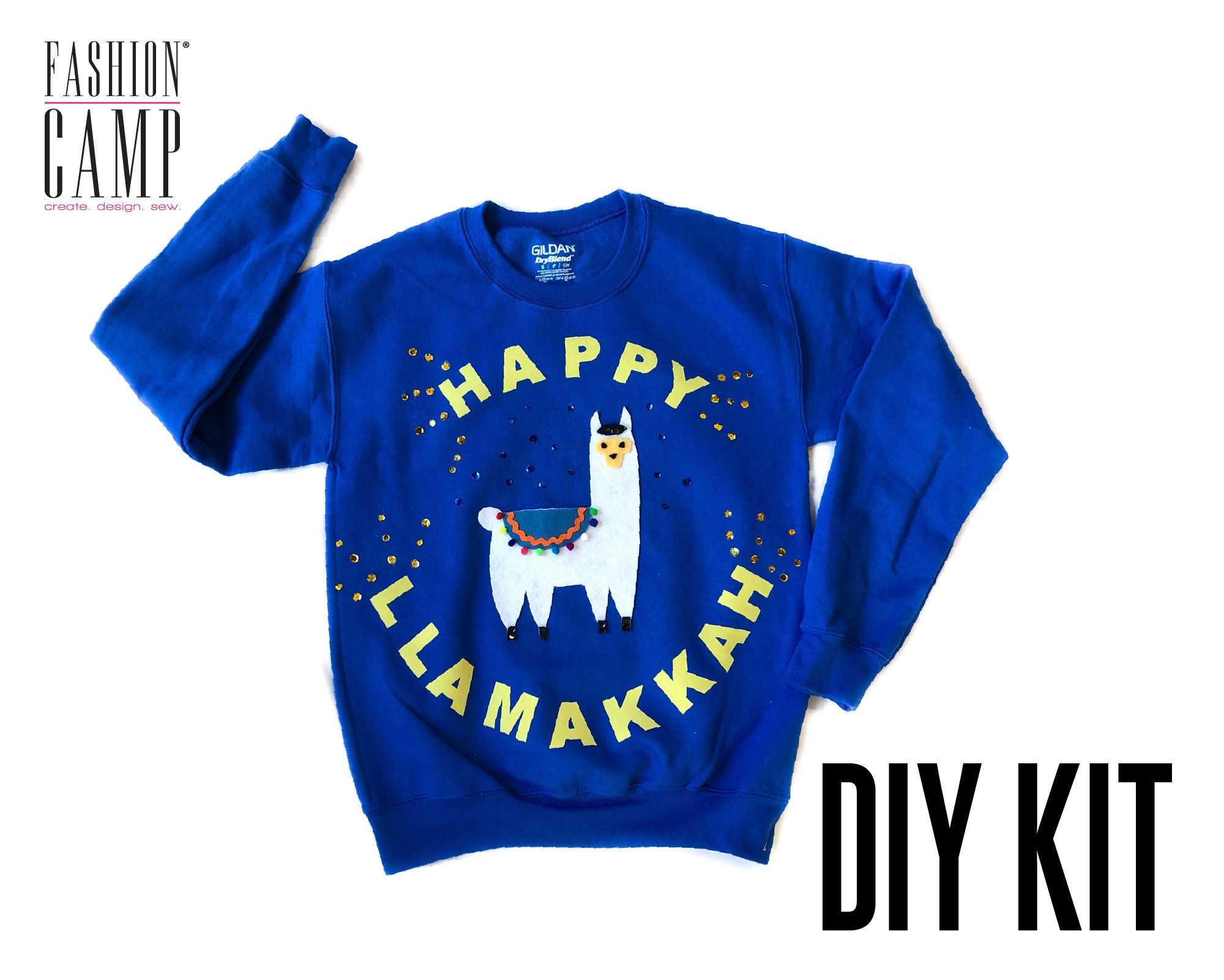 Llama hanukkah sweater sale