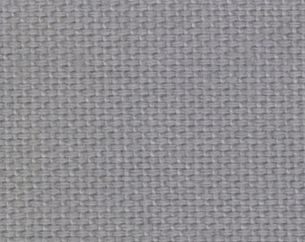 100% Cotton Canvas in Pelican Gray by 1/2 Yard | Gray Canvas | James Thompson & Co | Solid Canvas Duck Cloth | Cotton Duck Fabric | 60" Wide