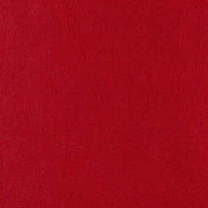 Felt in Red  | Acrylic Craft Felt by the 1/2 Yard | High Quality Felt Fabric | Sewing Projects Felt | 72&quot; wide |  Soft Felt