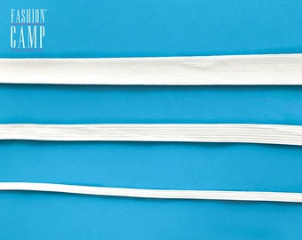 Weiches, flaches Strickgummiband: 1/4, 1/2, 3/4 Zoll breites Nähgummiband