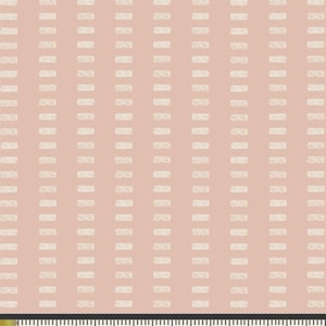 Brick Road Blush Fabric | Art Gallery Fabrics Botanica | Blush Pink Stripes Fabric | Quilting Cotton Fabric | Continuous Yardage