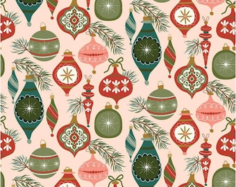Materiał na ozdoby świąteczne: Riley Blake Vintage Blush Cotton