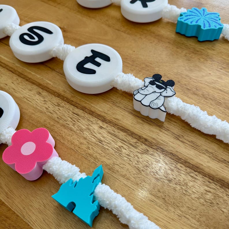 Swiftie Cruise Door Vänskapsarmband Girlang med magneter skepp båt handduk djur elefant Mickey Minnie DCL bild 2