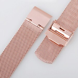 Passend für Daniel Wellington Uhrenarmband, 12 mm, 14 mm, 16 mm, 18 mm, 20 mm, 22 mm, Edelstahl-Uhrenarmband, Gold, Silber, Schwarz, Roségold. Ersatzband Bild 6