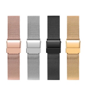 Passend für Daniel Wellington Uhrenarmband, 12 mm, 14 mm, 16 mm, 18 mm, 20 mm, 22 mm, Edelstahl-Uhrenarmband, Gold, Silber, Schwarz, Roségold. Ersatzband Bild 1