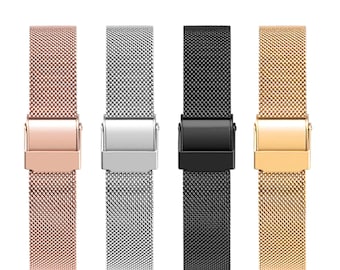 Passend für Daniel Wellington Uhrenarmband, 12 mm, 14 mm, 16 mm, 18 mm, 20 mm, 22 mm, Edelstahl-Uhrenarmband, Gold, Silber, Schwarz, Roségold. Ersatzband