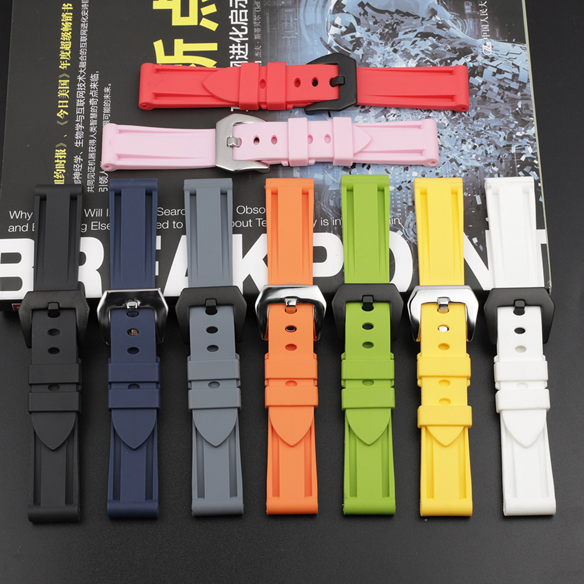 rubber waterproof watch