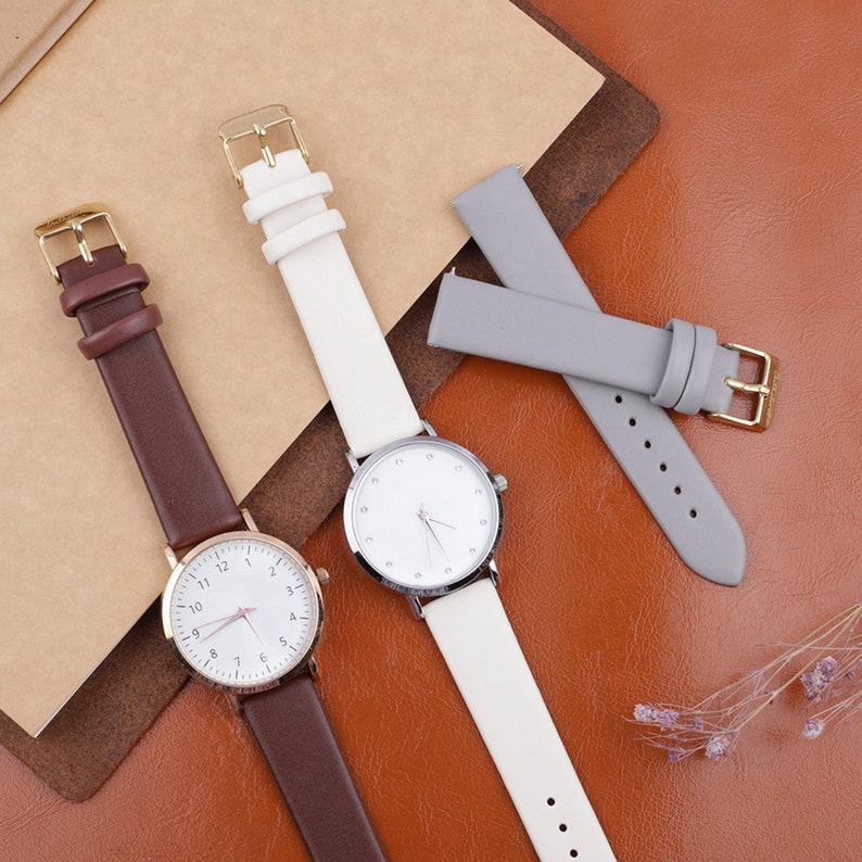 Women Leather Watch Strap 12mm 14mm 16mm 18mm 20mm Leather Etsy