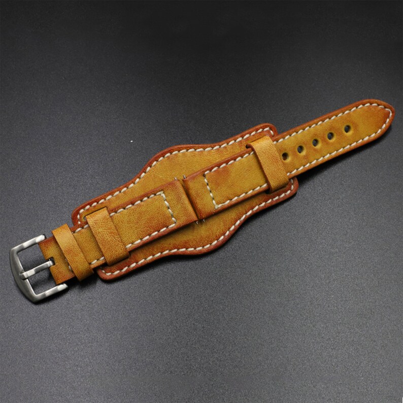 Vintage Handmade Men's Wrist Watch Band 20mm 22mm 24mm Etsy