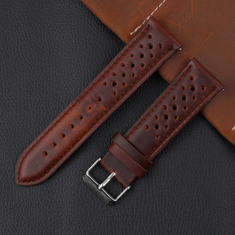 18mm 20mm 22mm 24mm Leather Watch Strap Band Vintage Handmade Etsy