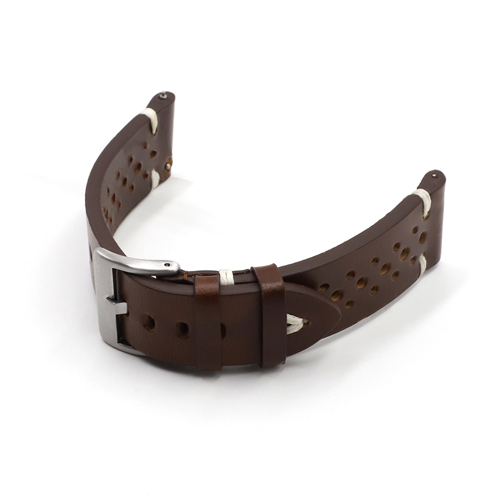 Handmade Vintage Leather Watch Band 18mm 20mm 22mm 24mm Etsy UK