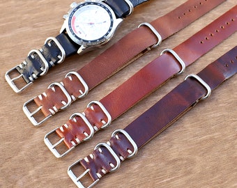 Bracelet de montre en cuir de vachette 20mm 22mm bracelet de montre de remplacement café rouge marron noir bracelet de montre bracelet de montre personnalisé