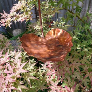 Copper hanging bird feeder image 2