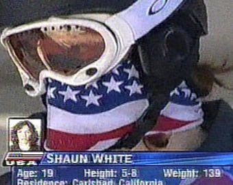 2006 VHS recorded video tape, NBC Torino Olympics snowboarding/skiing/figure skating, etc. Shaun White, #2