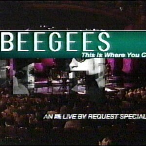 2001 VHS recorded video tape, A&E Bee Gees Live By Request, commercials