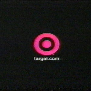 May include: A dark background with the Target logo, a pink bullseye, and the text "target.com" in white. The logo is centered, and the text is below it.