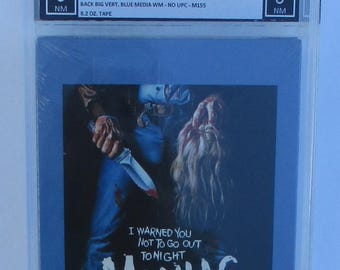 1981 MANIAC Horror Movie Vhs Tape, IGS 8 Graded Near Mint, Media