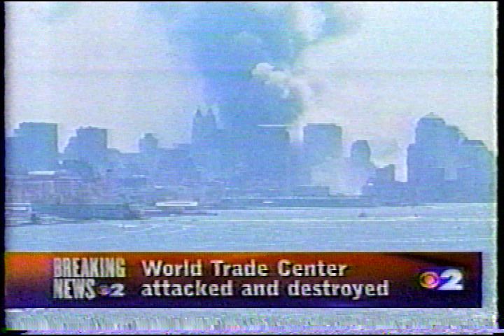 2001 VHS Recorded Video Tape, 9/11 Coverage From Various Networks
