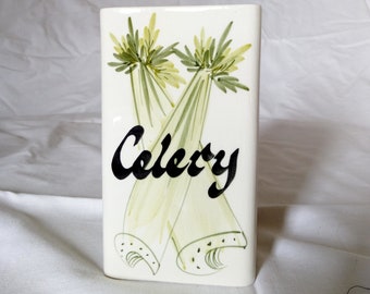 Vintage Ceramic Celery Vase