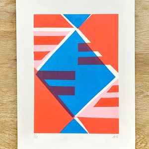 Geometric Pattern A3 Screen Print