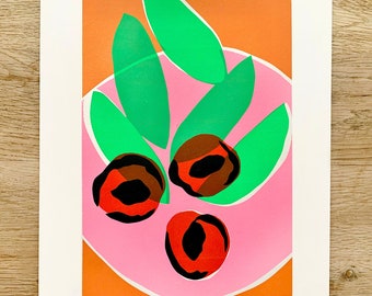 Fruit Bowl Screen Print